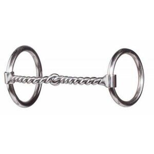 Professional's Choice O Ring Twisted Wire Snaffle Bit - PCB-971